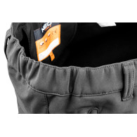 Arbetsbyxor i softshell-material, storlek S.