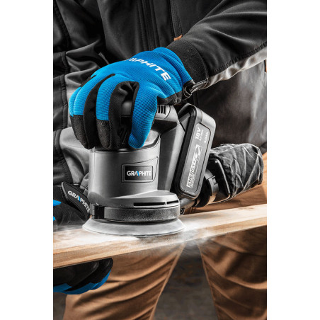 Excentrisk slipmaskin Energy+ 18V, Li-Ion, 125 mm slipplatta, utan batteri