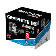 Excentrisk slipmaskin Energy+ 18V, Li-Ion, 125 mm slipplatta, utan batteri