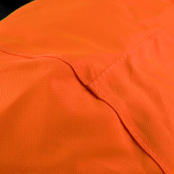 Arbetsjacka med varsel, fodrad, orange, storlek XL.