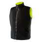 Ärmellose Arbeitsweste, beidseitig, eine Seite reflektierend, gelb, Größe XXXL/60.