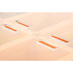 Organisatör med hinkar 40 x 40 x 12 cm