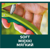 Sekator ogrodowy kowadełkowy, regulacja rozstawu, średnica cięcia 12 mm