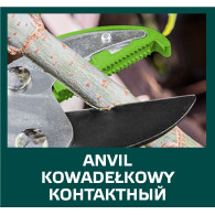 Sekator do gałęzi kowadełkowy 680 mm, średnica cięcia 35 mm