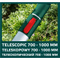 Teleskopisk grensax 700-1000 mm, skärdiameter 35 mm.