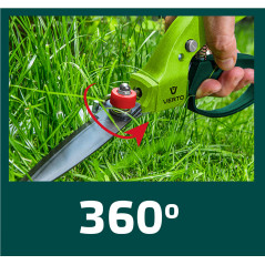 Grässax 340 mm, blad 130 mm, flerpositionerad