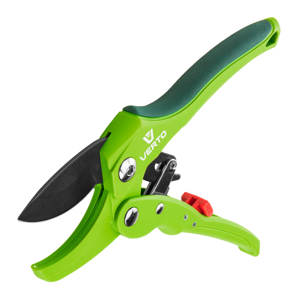 Sekator ogrodowy kowadełkowy z grzechotką, średnica cięcia 20 mm Sekator ogrodowy kowadełkowy z grzechotką, średnica cięcia 20 mm