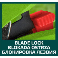 Sekator ogrodowy kowadełkowy z grzechotką, średnica cięcia 20 mm