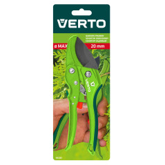 Trädgårdssax med smidda blad och ratt, skärkapacitet 20 mm.