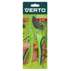 Trädgårdssax med smidda blad och ratt, skärkapacitet 20 mm.