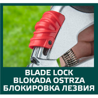 Sekator ogrodowy uniwersalny 195 mm  aluminiowy, średnica cięcia 18 mm