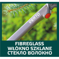 Sekator do gałęzi 520 mm, średnica cięcia 30 mm, uchwyty włókno szklane