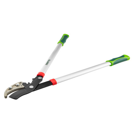 Beskärningssax med kolvstång på 710 mm, skärdiameter 42 mm, aluminiumhandtag.