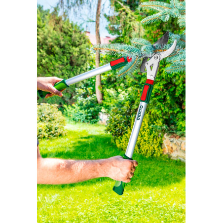 Teleskopisk grensax 670 mm, skärdiameter 45 mm, aluminiumhandtag