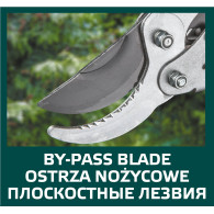Sekator do gałęzi teleskopowy 670 mm, średnica cięcia 45 mm,  uchwyty aluminiowe