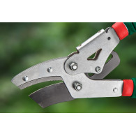 Sekator do gałęzi kowadełkowy teleskopowy 670 mm, średnica cięcia 45 mm, uchwyty aluminiowe