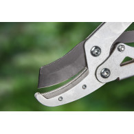 Sekator do gałęzi kowadełkowy teleskopowy 670 mm, średnica cięcia 45 mm, uchwyty aluminiowe