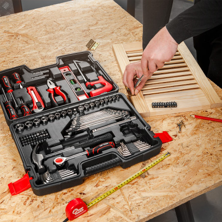 Verktygssats 1/4', 3/8', 100 delar.