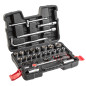 Hylsnyckelset 1/4', 1/2', 47 delar.