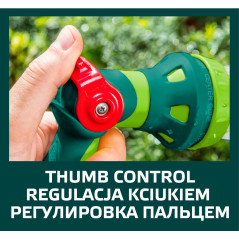 Spridarpistol med 8 funktioner och kontinuerlig strömningsreglering