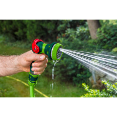 Spridarpistol med 8 funktioner och kontinuerlig strömningsreglering