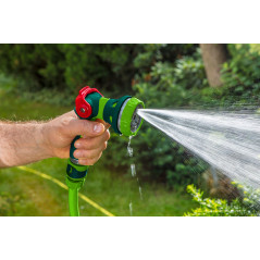 Spridarpistol med 8 funktioner och kontinuerlig strömningsreglering