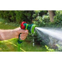 Spridarpistol med 8 funktioner och kontinuerlig strömningsreglering