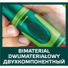 Spridare enkel, tvåmaterial