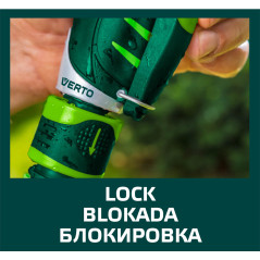 Spridare med justerbart munstycke