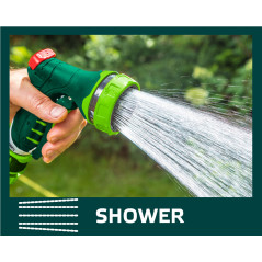 Spraypistol med 7 funktioner