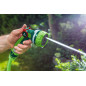 Spridarpistol med 7 funktioner och kontinuerlig justering av strålen.