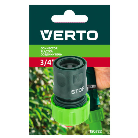 Anslutning STOP 3/4', enkelmaterial