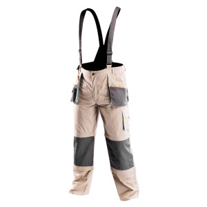 Spodnie robocze na szelkach 6w1 COTTON, rozmiar LD/54