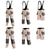 Spodnie robocze na szelkach 6w1 COTTON, rozmiar LD/54
