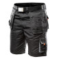 Korta HD-shorts, canvasbälte, avtagbara fickor, storlek XXL/58.