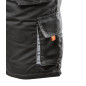 Korta HD-shorts, canvasbälte, avtagbara fickor, storlek XXL/58.