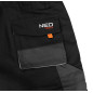 Korta HD-shorts, canvasbälte, avtagbara fickor, storlek XXL/58.