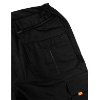 Korta HD-shorts, canvasbälte, avtagbara fickor, storlek XXL/58.