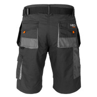 Korta HD-shorts, canvasbälte, avtagbara fickor, storlek XXL/58.