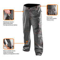 Arbetsbyxor BASIC, storlek XXL/58