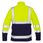 Fleecefodrad varseltröja, gul, storlek M