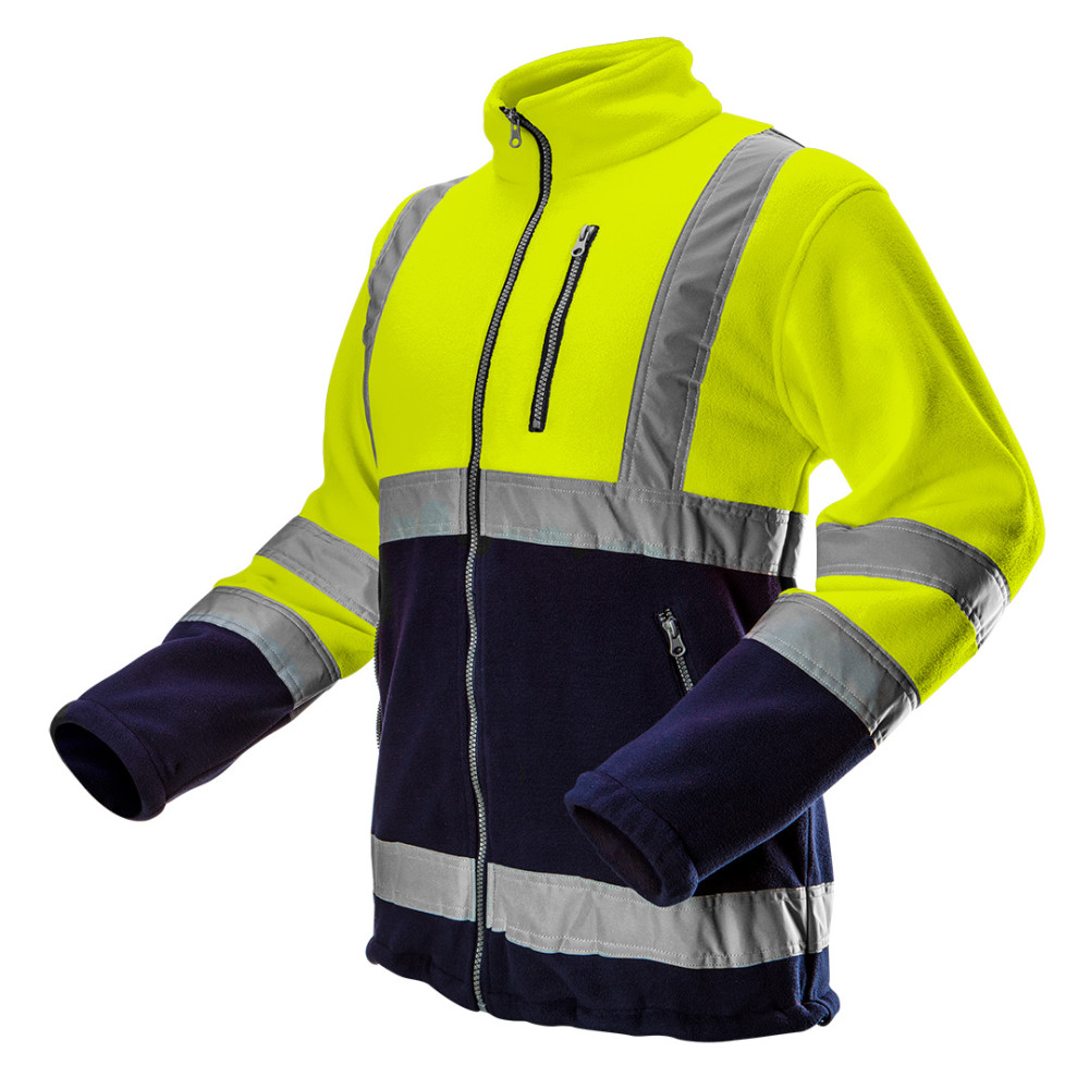 Bluza polarowa ostrzegawcza, żółta, rozmiar XL Bluza polarowa ostrzegawcza, żółta, rozmiar XL