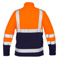 Fleecefodrad varseltröja, orange, storlek L