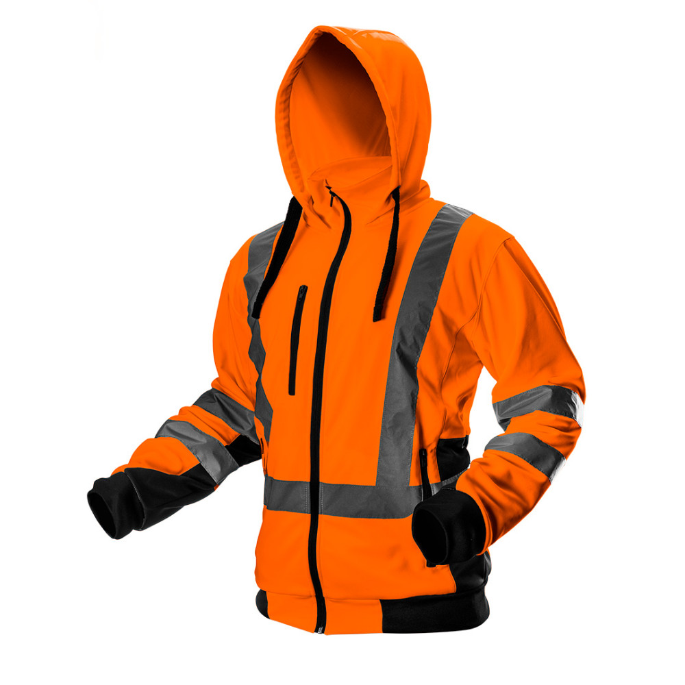 Arbetsjacka varningsfärgad, orange, storlek M. Arbetsjacka varningsfärgad, orange, storlek M.
