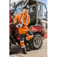 Arbetsjacka varning, orange, storlek L