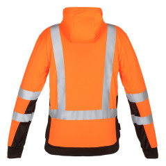 Arbetsjacka varning, orange, storlek XL