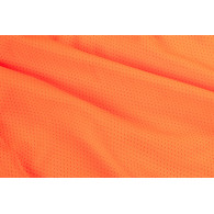Varningströja, mörk botten, orange, storlek M