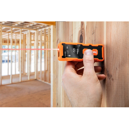 Laseravståndsmätare, räckvidd 20 m