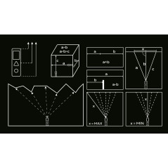 Avståndsmätare med laser, räckvidd 40 m, pekskärm