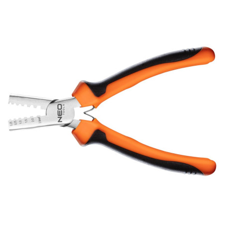 Tänger för att klämma ändarna 0,25-2,5 mm2 (15-9 AWG), 140 mm